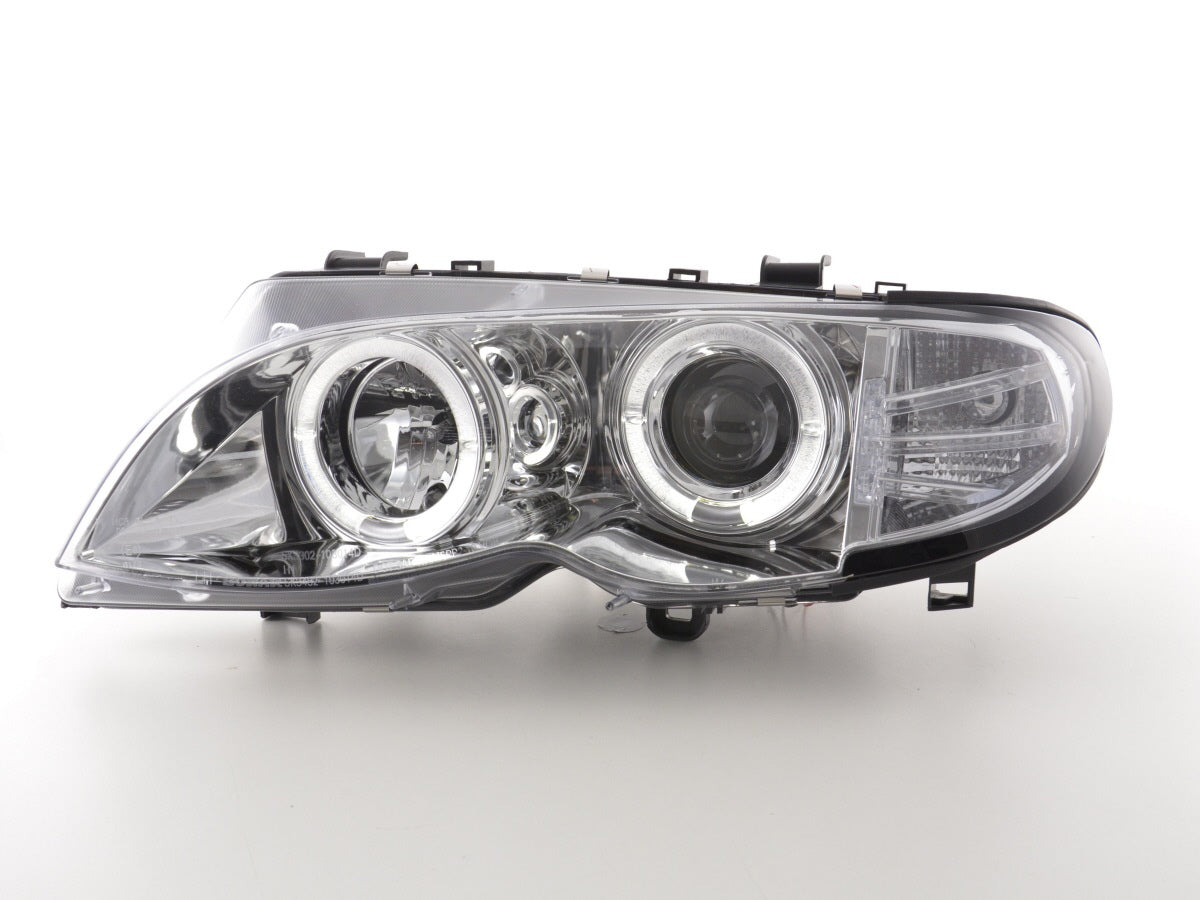 Scheinwerfer Set BMW 3er E46 Limo/Touring 02-05 chrom für Rechtslenker Scheinwerfer Set BMW 3er E46 Limo/Touring 02-05 chrom für Rechtslenker